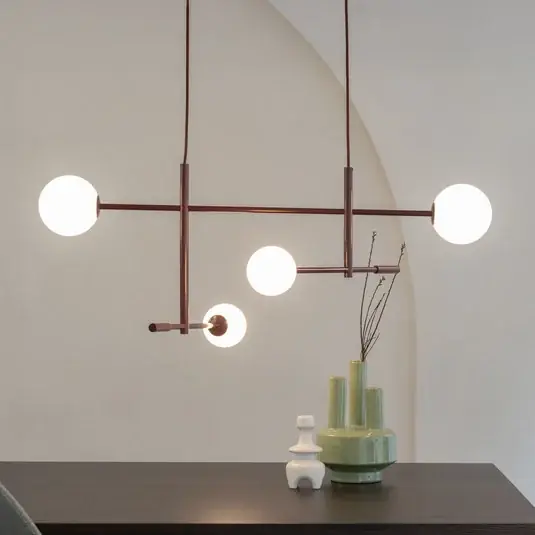 IT‘S ABOUT ROMI Lampada a sospensione Copenhagen, rosso scuro, orientabile Offerta Limitata