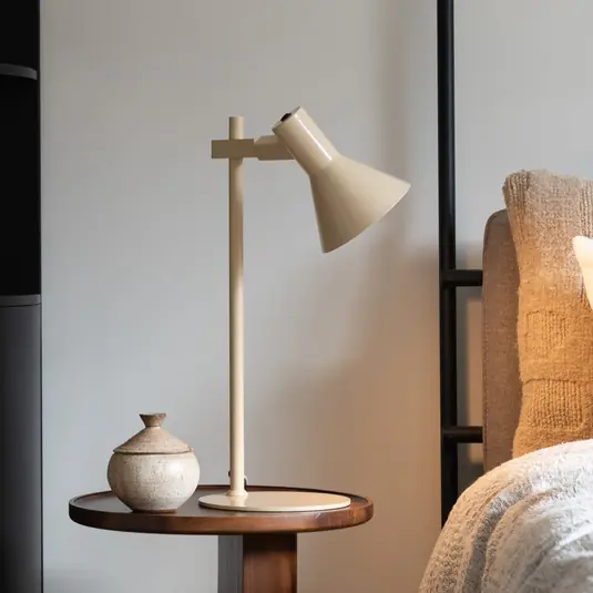 Acquista Ora IT‘S ABOUT ROMI lampada da tavolo Stavanger, beige, altezza 51 cm