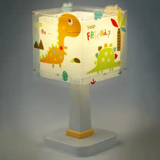 Lampada da tavolo per bambini Dinos, G4, larghezza 14 cm Soddisfatti O Rimborsati