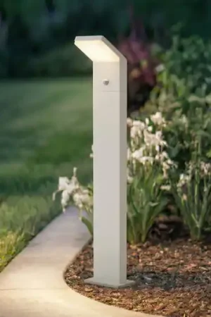 Spedizione Espresso Arcchio Lampione a LED Yolena, sensore, 100 cm, bianco, IP54