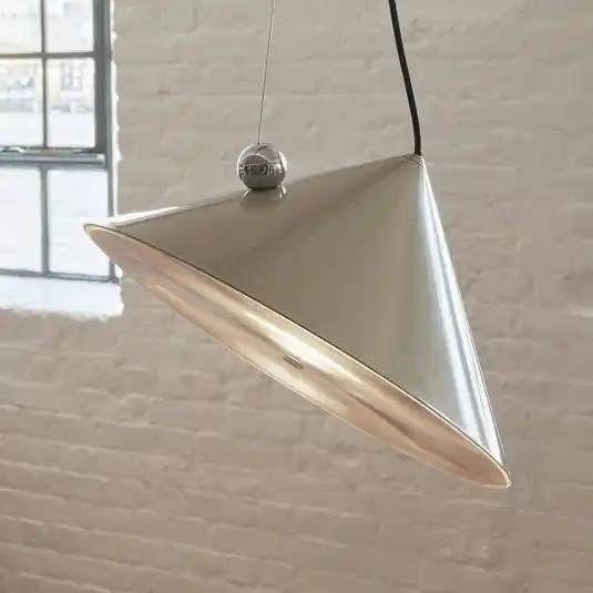 Tom Dixon lampada LED a sospensione Pose, grigio-beige, Ø 43 cm Acciaio Non Perdere