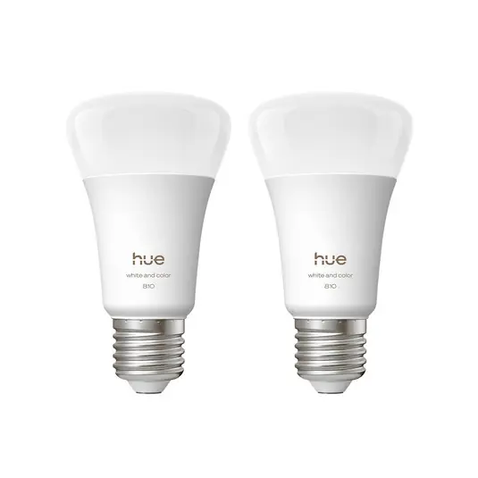Promozione Esclusiva Philips Hue WACA Smart E27 LED, 6 W, 810 lm, CCT RGB Set da 2