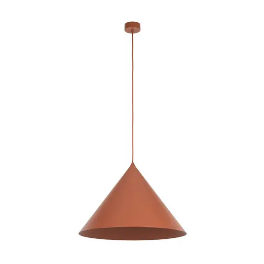 Lampada a sospensione Cono, a 1 luce, Ø 50 cm, terracotta, E27 Super Prezzo