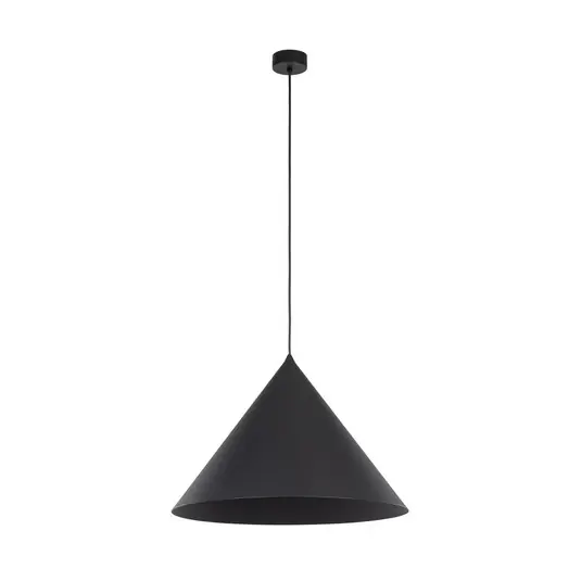 Compra Online Lampada a sospensione Cono, a 1 luce, Ø 50 cm, nero, E27