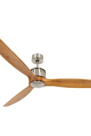 Miglior Prezzo Ventilatore da soffitto Beacon Airfusion Akmani, silenzioso, teak/cromo