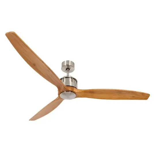 Miglior Prezzo Ventilatore da soffitto Beacon Airfusion Akmani, silenzioso, teak/cromo