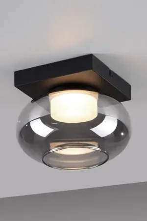 Compra Online SCHÖNER WOHNEN plafoniera LED Sia, grigio fumo 3.000 K