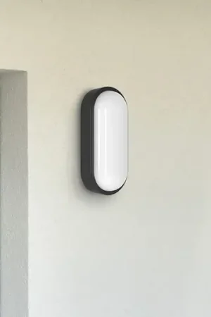 MEGATRON applique da esterni LED Zella Neo XL Sensore nero IP54 Compra Oggi Stesso