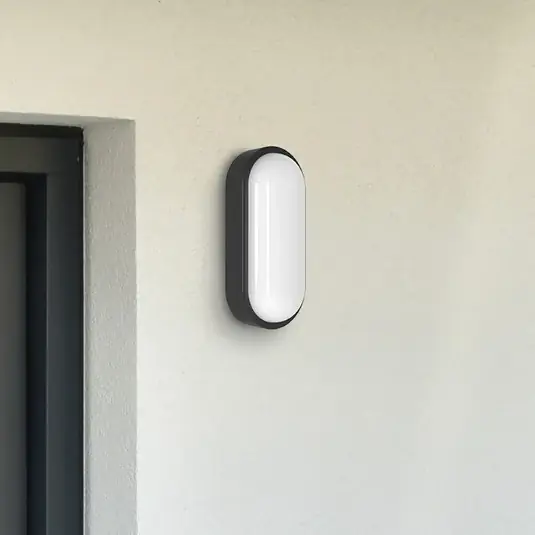 MEGATRON applique da esterni LED Zella Neo XL Sensore nero IP54 Compra Oggi Stesso
