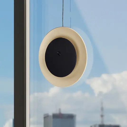 Lampada da tavolo LED ricaricabile Solan, nero/beige, solare, IP54 Solo Oggi
