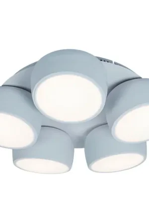 Plafoniera LED Eliora, a 5 luci, bianco, CCT, telecomando Quantità Limitata