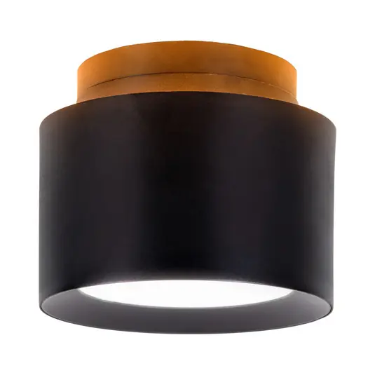 Faretto da soffitto a LED Trimes, Ø 11,5 cm, nero, CCT, step-dim Bestseller