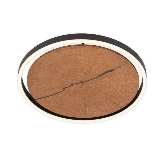 Plafoniera LED Havana S, legno/metallo, Ø 40 cm Acquista Ora