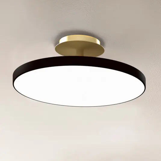 Plafoniera LED UMAGE Asteria UP PLUS, nera, Ø 60 cm, CCT Popolare