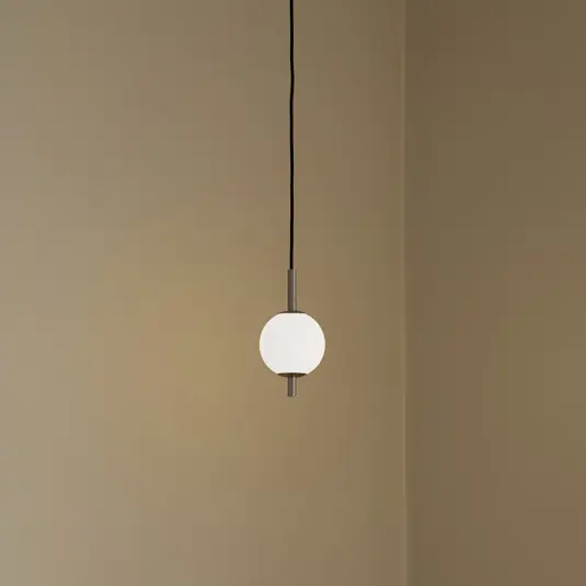 Lampada LED a sospensione UMAGE Audrey, color acciaio, 1 lampadina, Ø 12 cm Super Prezzo
