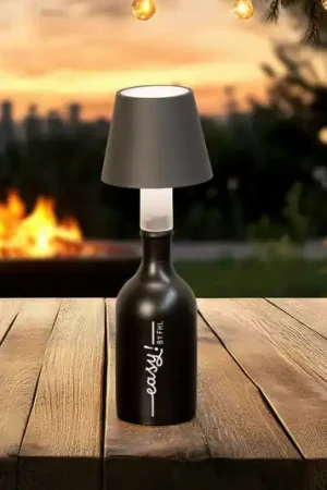 Lampada LED per bottiglie Fiocco, grigio sabbia, CCT, IP54, dimmerabile Prezzo Conveniente