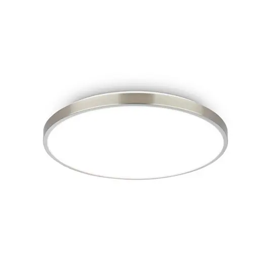 Pagamento Sicuro Plafoniera LED Kaida, nichel opaco, Ø 38 cm, EEC A, 4.000 K