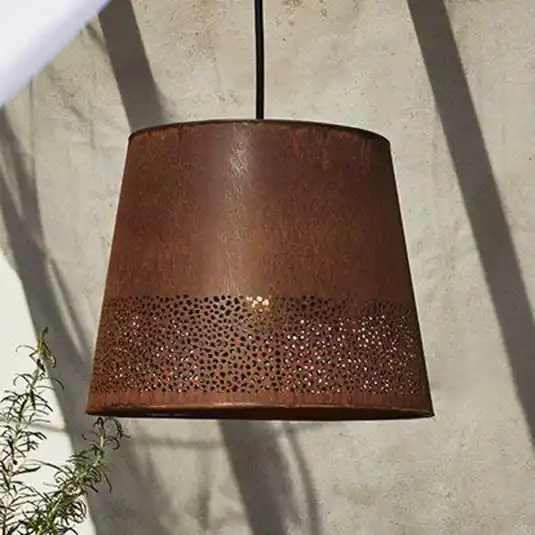 PR Home Lampada a sospensione Corta, color ruggine, spina, Ø 38 cm, E27 Occasione
