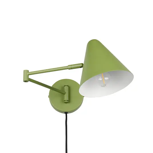 Applique Cosima, verde, sporgenza 54 cm, metallo Non Perdere