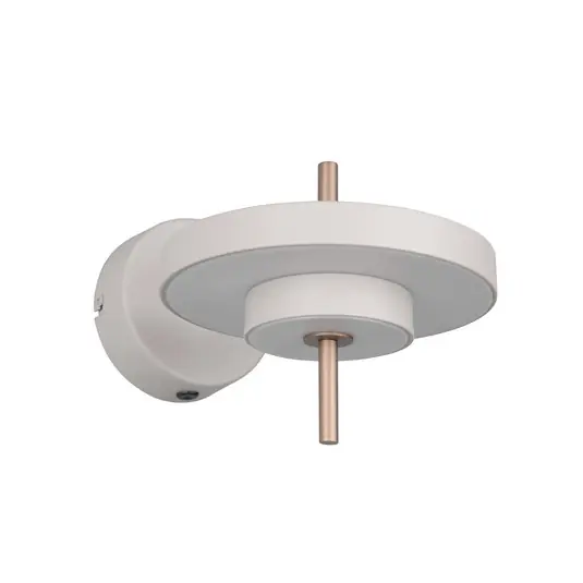 Appliance a LED Keaton, grigio chiaro, Ø 20 cm, metallo, CCT Offerta Lampo