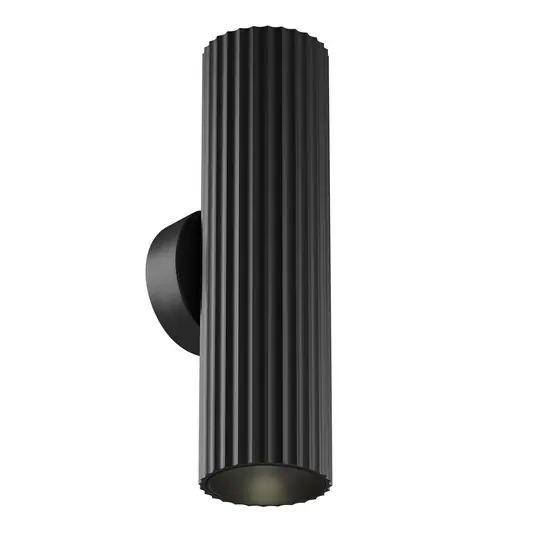 Ultimissimo Modello Applique Calipso, nera, altezza 20 cm Metallo 2xGU10 up/down