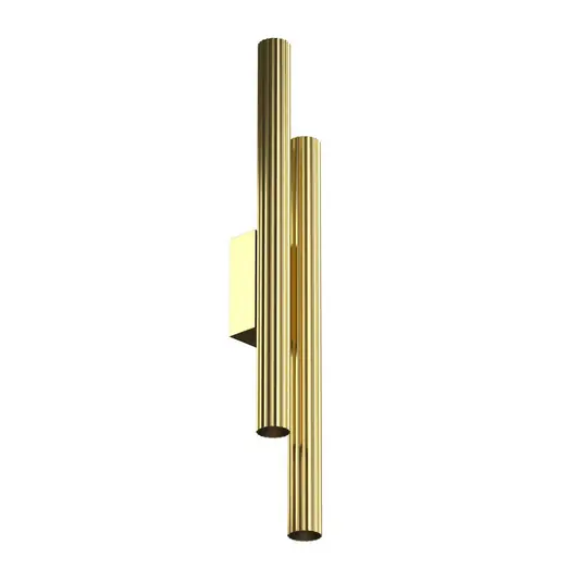 Applique a LED Calipso, ottone, altezza 49 cm, metallo, a 4 luci. Non Perdere