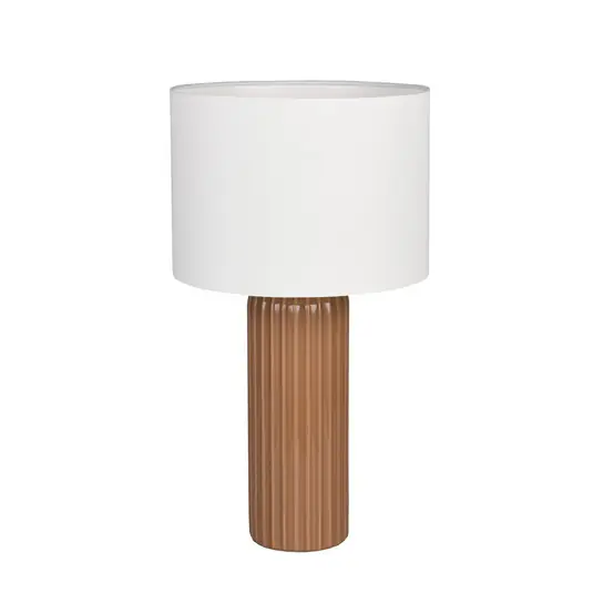 Lampada da tavolo Blair, altezza 51 cm, moka, E27, ceramica Super Prezzo