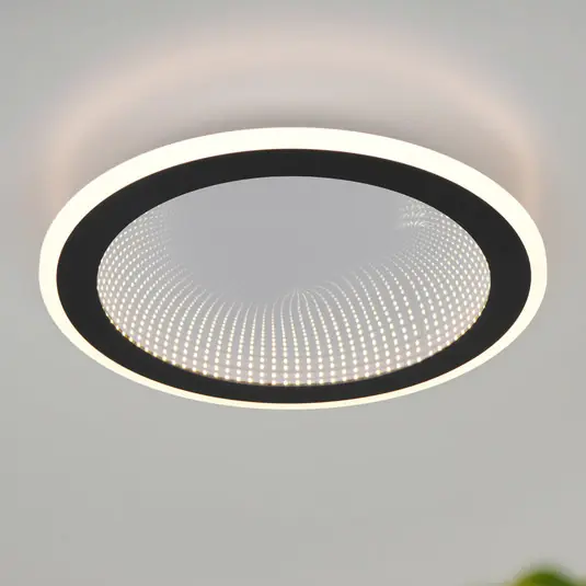 Miglior Prezzo Plafoniera LED Glace, nero, CCT, dimmerabile, metallo