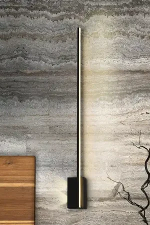 Applique a LED Stick, altezza 80 cm, nera, metallo Nuovo Arrivo