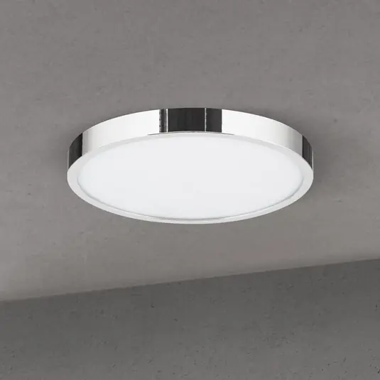 Prezzo Di Fabbrica Plafoniera LED Disc, color cromo, Ø 24 cm, CCT, metallo