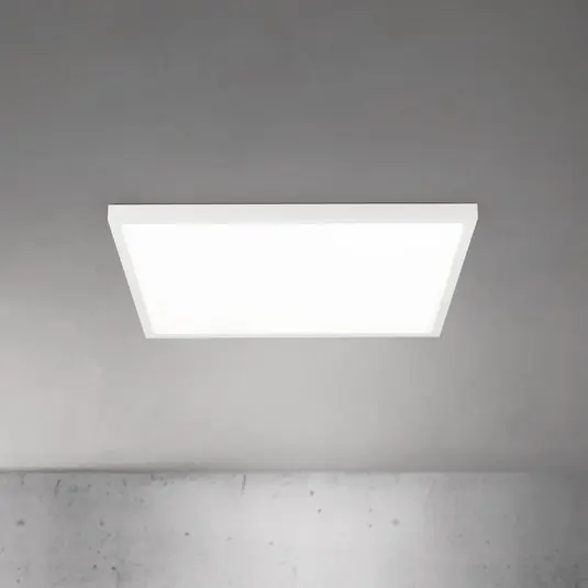 Plafoniera LED Disc, bianco, lunghezza 60 cm, CCT, metallo Ultimissimo Modello