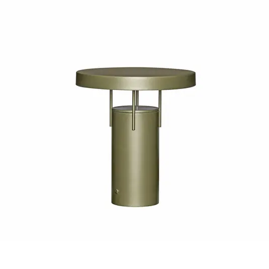 Non Perdere HÜBSCH lampada LED da tavolo ricaricabile BringMe verde scuro metallizzato, 28