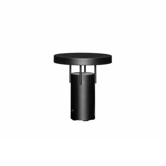 HÜBSCH lampada LED da tavolo a ricarica BringMe Mini, nero opaco, 20 cm Offerta Limitata
