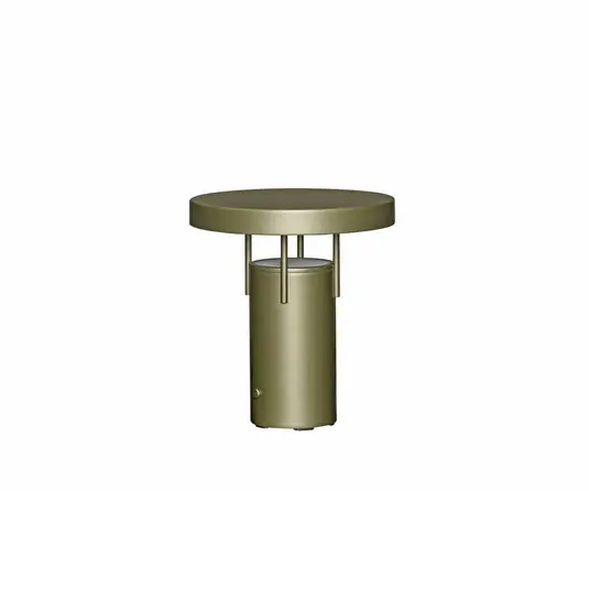 HÜBSCH Lampada LED da tavolo a ricarica BringMe Mini, verde scuro, 20 cm Super Prezzo