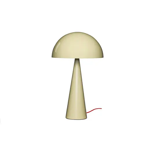 Offerta Limitata lampada da tavolo HÜBSCH Mush, sabbia, metallo, altezza 50 cm