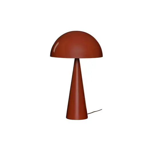 Compra Oggi Stesso Lampada da tavolo HÜBSCH Mush, marrone, metallo, altezza 50 cm