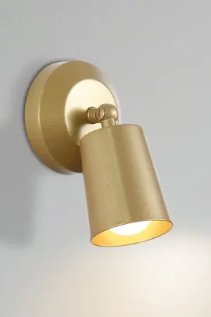 Applique a LED ricaricabile CONE, color oro, larghezza 10 cm, metallo Prezzo Ridotto