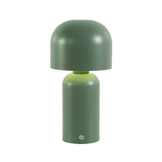 Lampada LED da tavolo Niko, verde oliva Altezza 26 cm, metallo dimmerabile Offerta Limitata