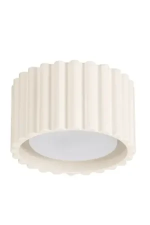 Ultimissimo Modello Plafoniera RIBLA, beige, Ø 10 cm, metallo, GX53