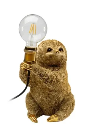 Lampada da tavolo KARE Animal Sloth, color oro, altezza 30 cm, E27 Prezzo Conveniente