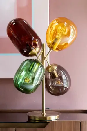 Esclusivo Lampada da tavolo KARE Balloon Dance, multicolore, altezza 48 cm, E27