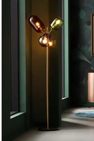 Piantana KARE Balloon Dance, multicolore, vetro, 160 cm, E27 Nuovo Arrivo