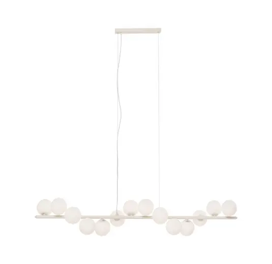 Lampada a sospensione KARE Scala Balls, greige, 150 cm, G9 Nuovo Arrivo