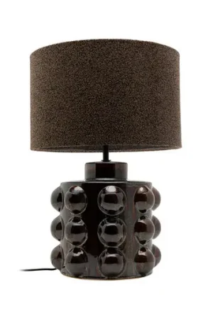 Economico Lampada da tavolo KARE Calamaro, marrone, porcellana, 58 cm, E27, E27