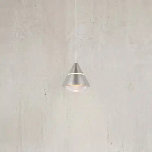 Compra Oggi Stesso Lampada LED a sospensione Romeo, Ø 14 cm, color nichel, metallo, CCT
