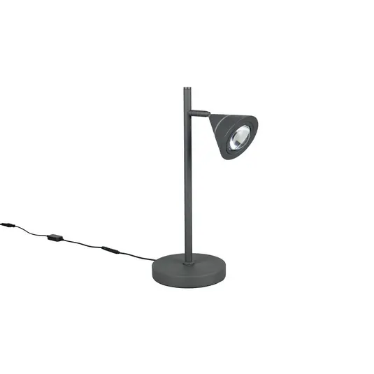 Professionale Lampada LED da tavolo Romeo, altezza 40 cm, nero, metallo, CCT