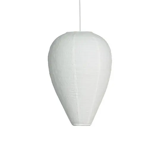 Must-Have PR Home Lampada a sospensione Verona, bianca, Ø 35 cm, tessuto, E27-LED