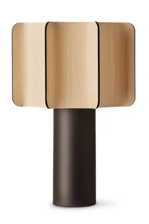LZF Lampada da tavolo Kactos, faggio/nero, altezza 52 cm Prezzo Conveniente