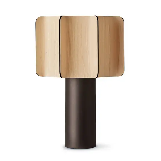 LZF Lampada da tavolo Kactos, faggio/nero, altezza 52 cm Prezzo Conveniente