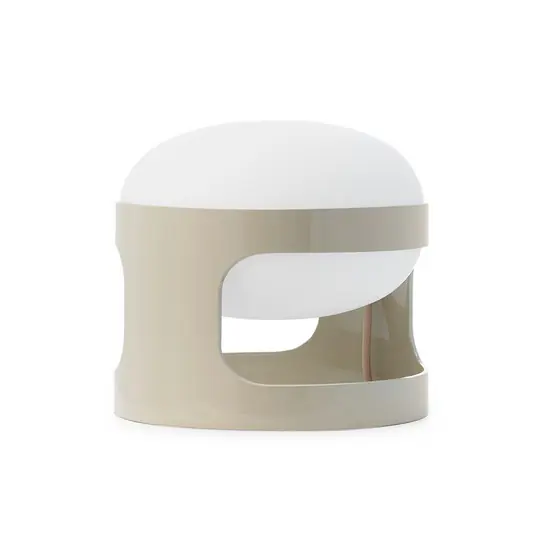 Pagamento Sicuro Lampada da tavolo Kartell KD28, grigia, Ø 25 cm, E14-LED